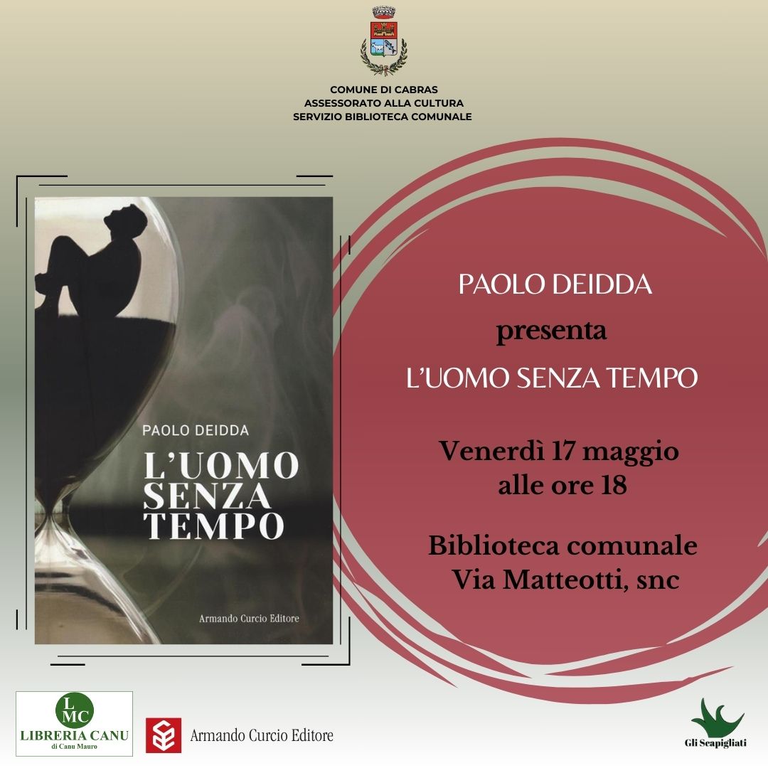 Presentazione del libro L'uomo senza tempo di Paolo Deidda